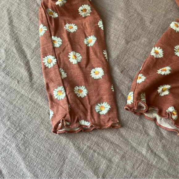 O’Neill Size XS Daisy all over snap front spring/summer PAYTON KNIT TOP - Picture 5 of 8
